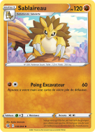 Carte Pokémon Sablaireau 132/264 Peu commune Poing de Fusion