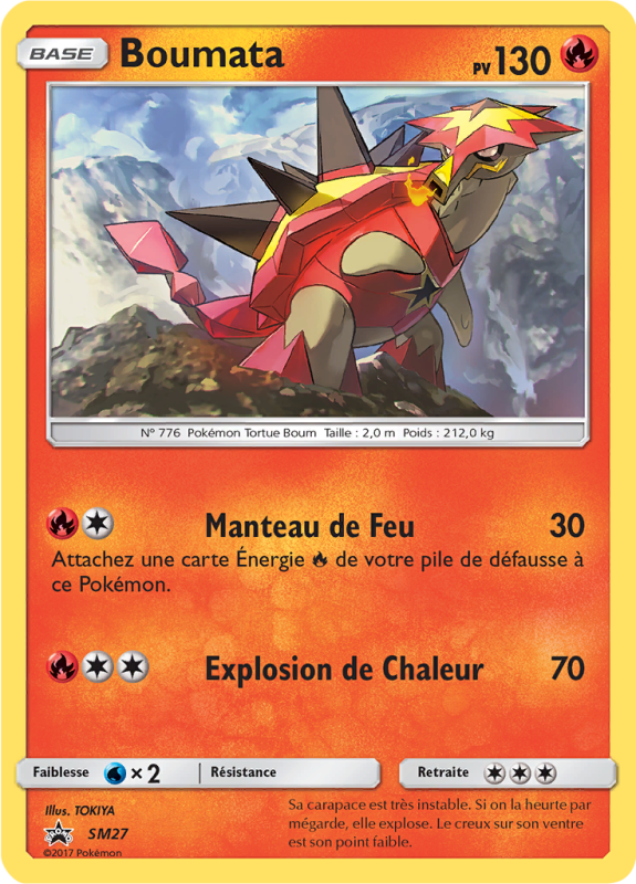 Carte Pokémon Boumata SM27 Promo SM