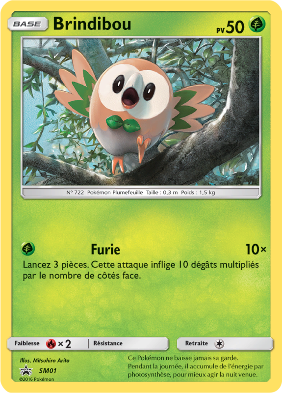 Carte Pokémon Brindibou SM01 Promo SM