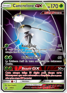 Carte Pokémon Cancrelove-GX SM66 Promo SM