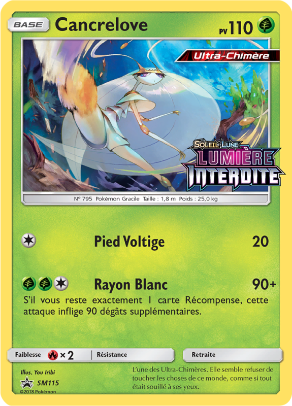 Carte Pokémon Cancrelove SM115 Promo SM