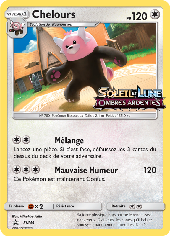 Carte Pokémon Chelours SM49 Promo SM