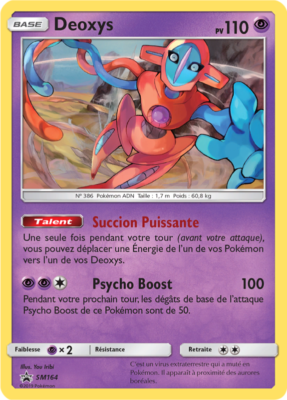 Carte Pokémon Deoxys SM164 Promo SM