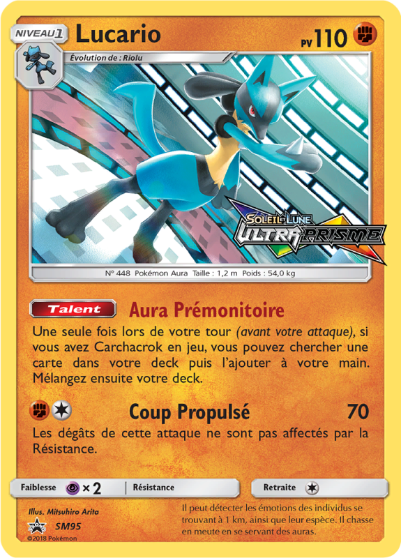 Carte Pokémon Lucario SM95 Promo SM