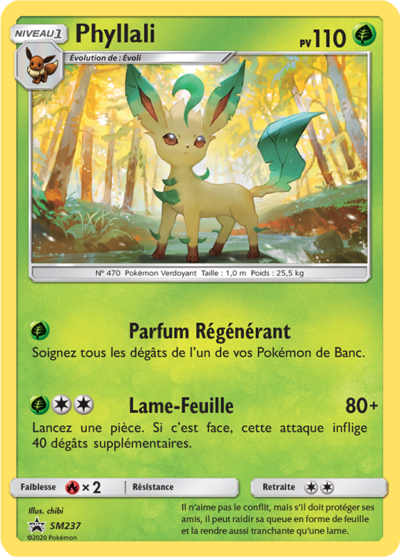 Carte Pokémon Phyllali SM237 Promo SM