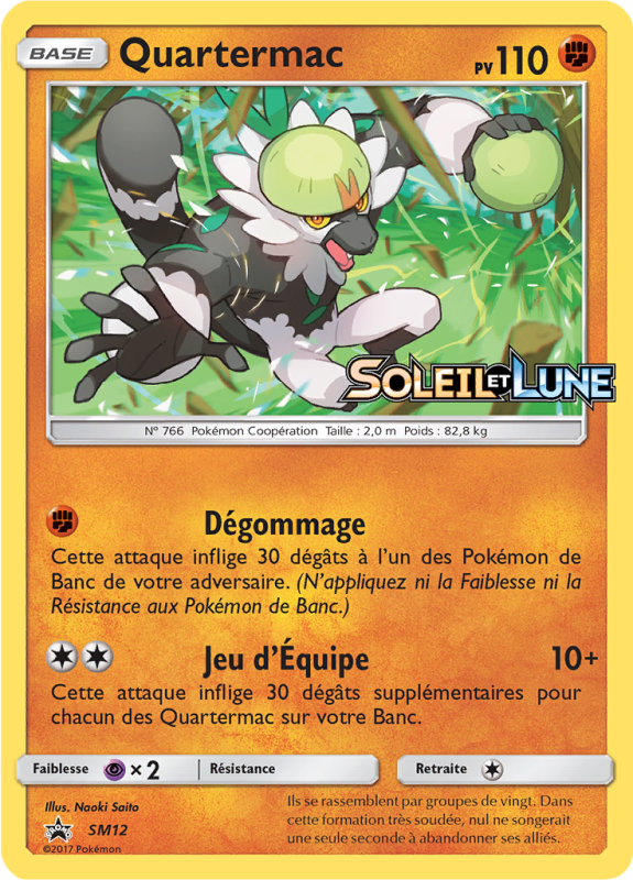 Carte Pokémon Quartermac SM12 Promo SM