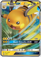 Carte Pokémon Raichu-GX SM213 Promo SM