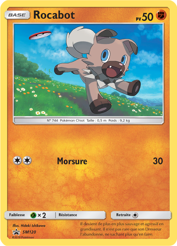 Carte Pokémon Rocabot SM120 Promo SM
