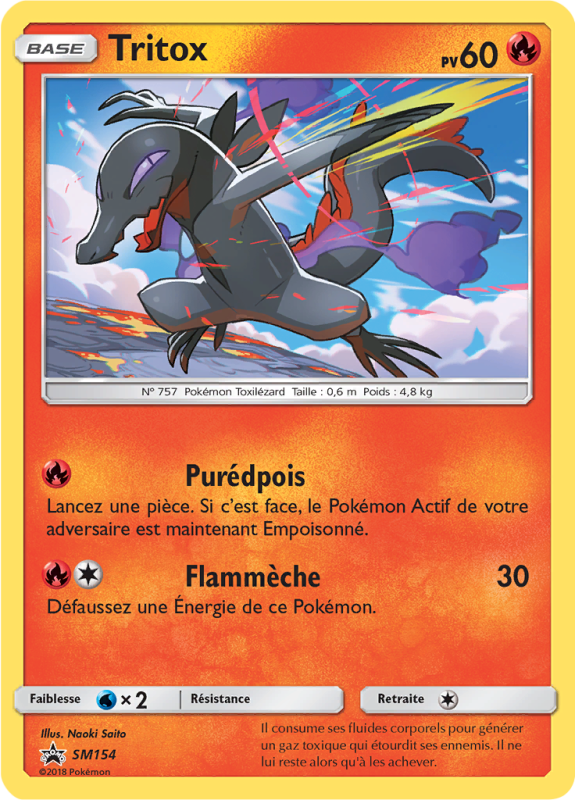 Carte Pokémon Tritox SM154 Promo SM