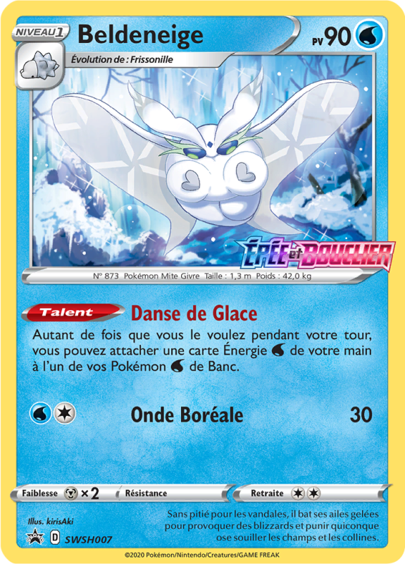 Carte Pokémon Beldeneige SWSH007 Promo SWSH