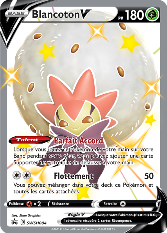 Carte Pokémon Blancoton-V SWSH084 Promo SWSH