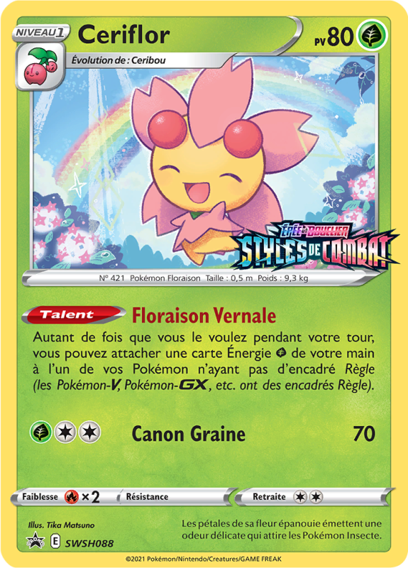 Carte Pokémon Ceriflor SWSH088 Promo SWSH