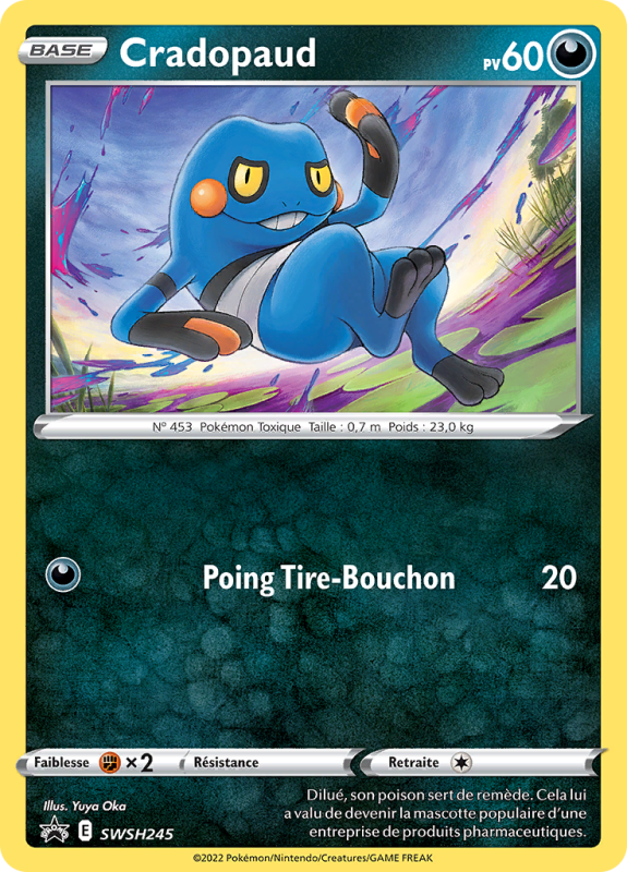 Carte Pokémon Cradopaud SWSH245 Promo SWSH
