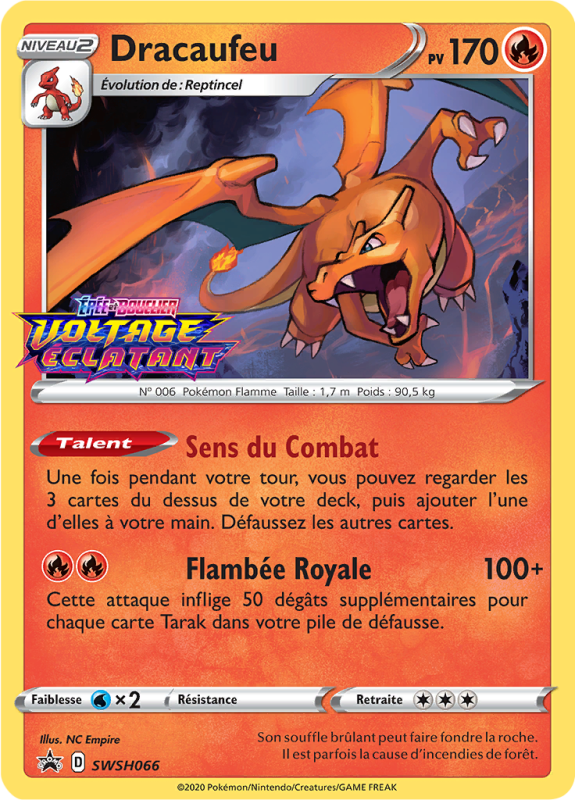 Carte Pokémon Dracaufeu SWSH066 Promo SWSH