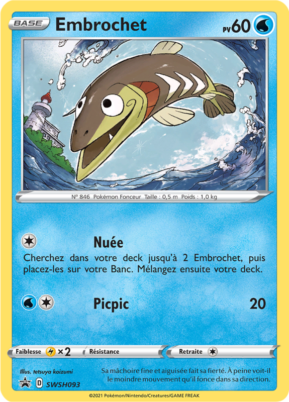 Carte Pokémon Embrochet SWSH093 Promo SWSH