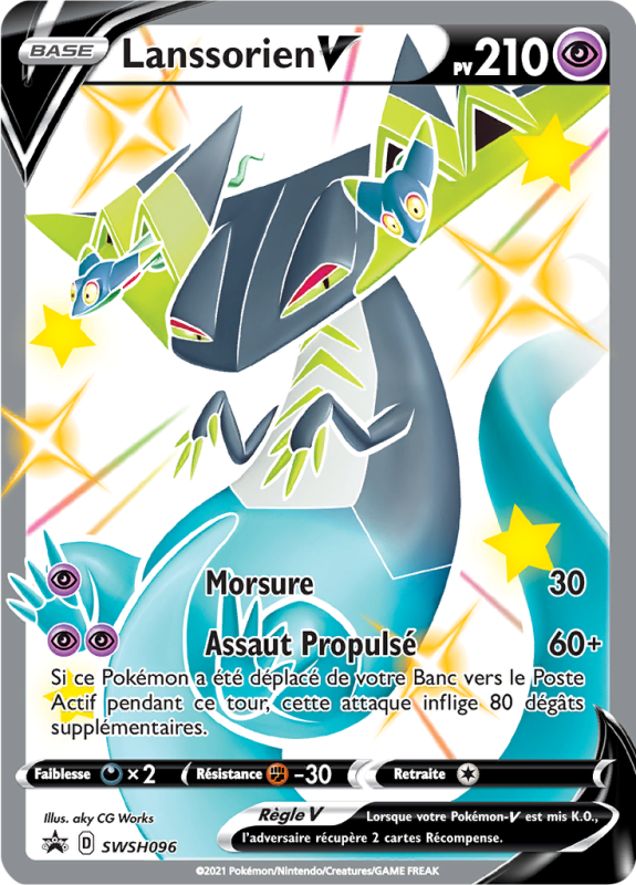 Carte Pokémon Lanssorien-V SWSH096 Promo SWSH