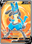 Carte Pokémon Lucario-V SWSH213 Promo SWSH