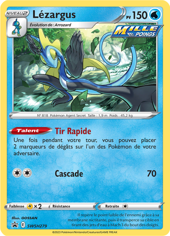 Carte Pokémon Lézargus SWSH279 Promo SWSH