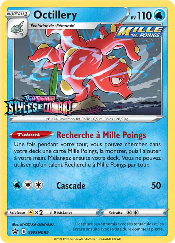 Carte Pokémon Octillery SWSH089 Promo SWSH