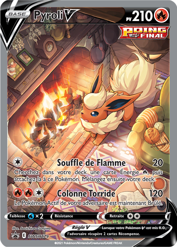 Carte Pokémon Pyroli-V SWSH179 Promo SWSH