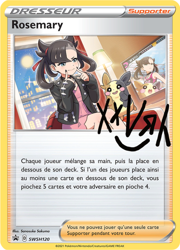 Carte Pokémon Rosemary SWSH120 Promo SWSH