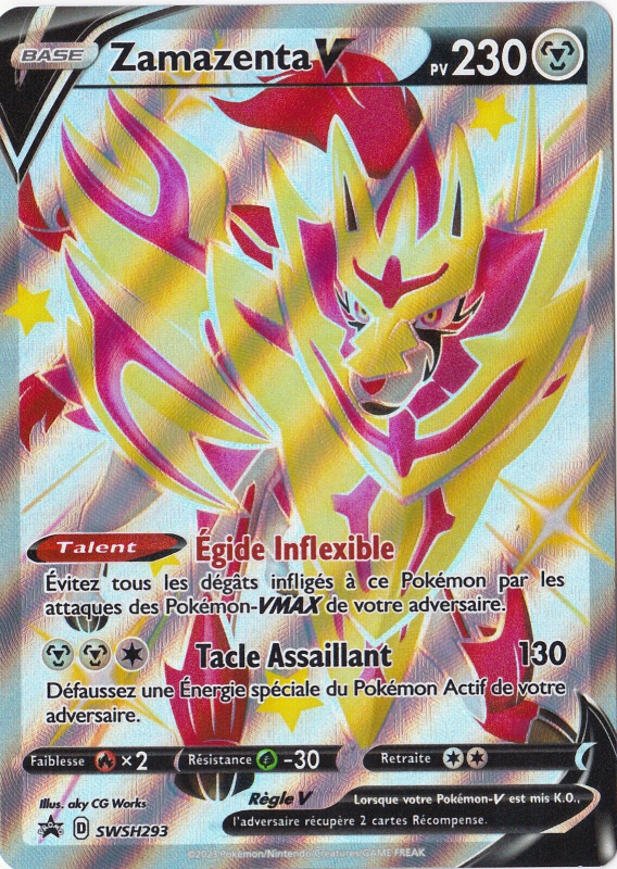 Carte Pokémon Zamazenta-V SWSH293 Promo SWSH