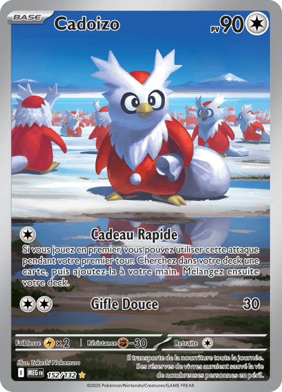 Carte Pokémon Cadoizo 152/132 AR Méga-Évolution (JCC)