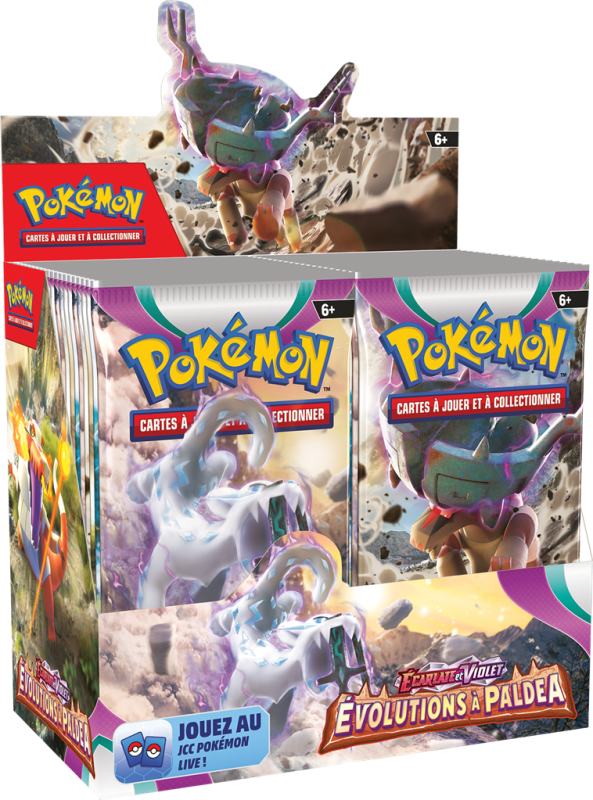 Pokémon – Display – Évolutions à Paldea –EV02 – en français