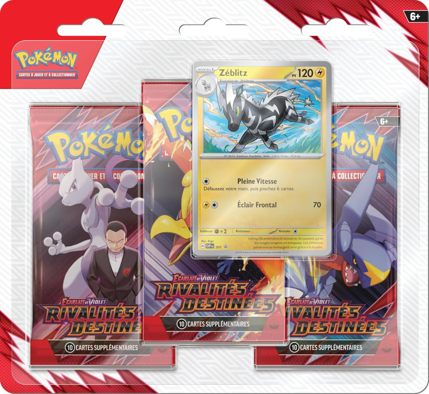 Pokémon – Tripack– Rivalités Destinées – EV10 – en français