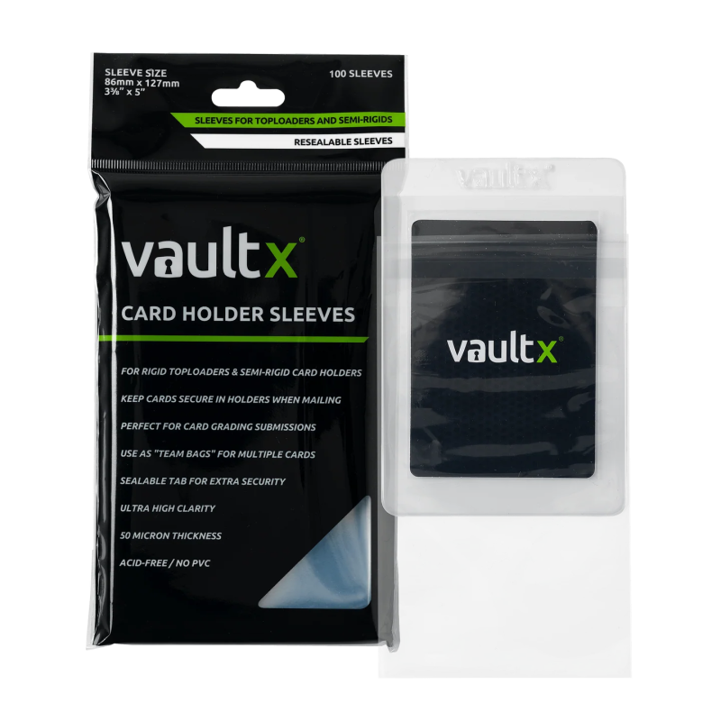 VaultX - Card Holder Sleeves - 86mm x 127mm