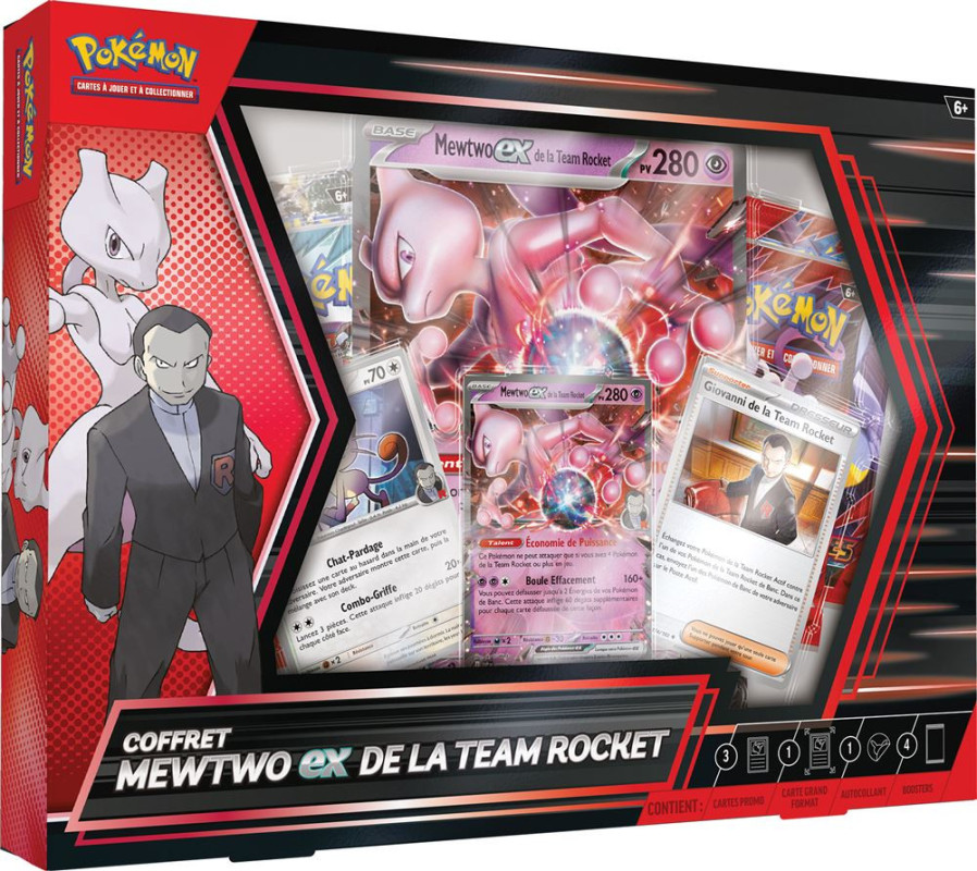 Pokémon – Coffret - Mewtwo-Ex De La Team Rocket - en français