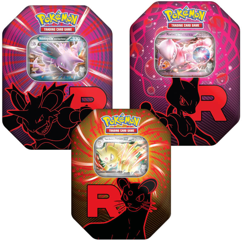 Pokémon - Pokébox - Team Rocket : Mewtwo EX, Persian EX & Nidoking EX - en français