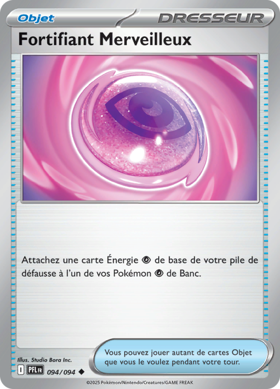 Carte Pokémon Fortifiant Merveilleux 094/094 Peu commune Flammes Fantasmagoriques