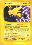 Carte Pokémon Electhor 44/147 Rare Aquapolis