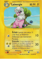 Carte Pokémon Lainergie 47/147 Peu commune Aquapolis