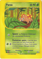 Carte Pokémon Paras 99/147 Commune Aquapolis