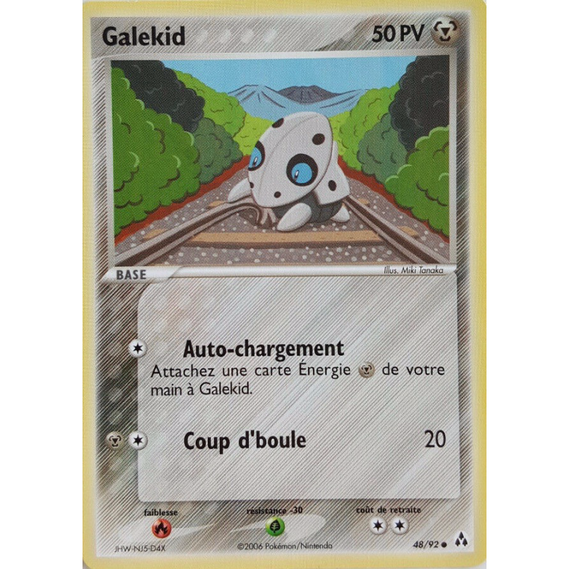 Carte Pokémon Galekid 48/92 Commune Créateurs de légendes