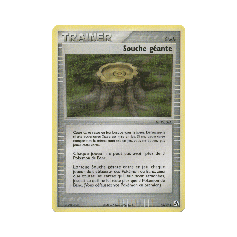 Carte Pokémon Souche géante 75/92 Peu commune Créateurs de légendes