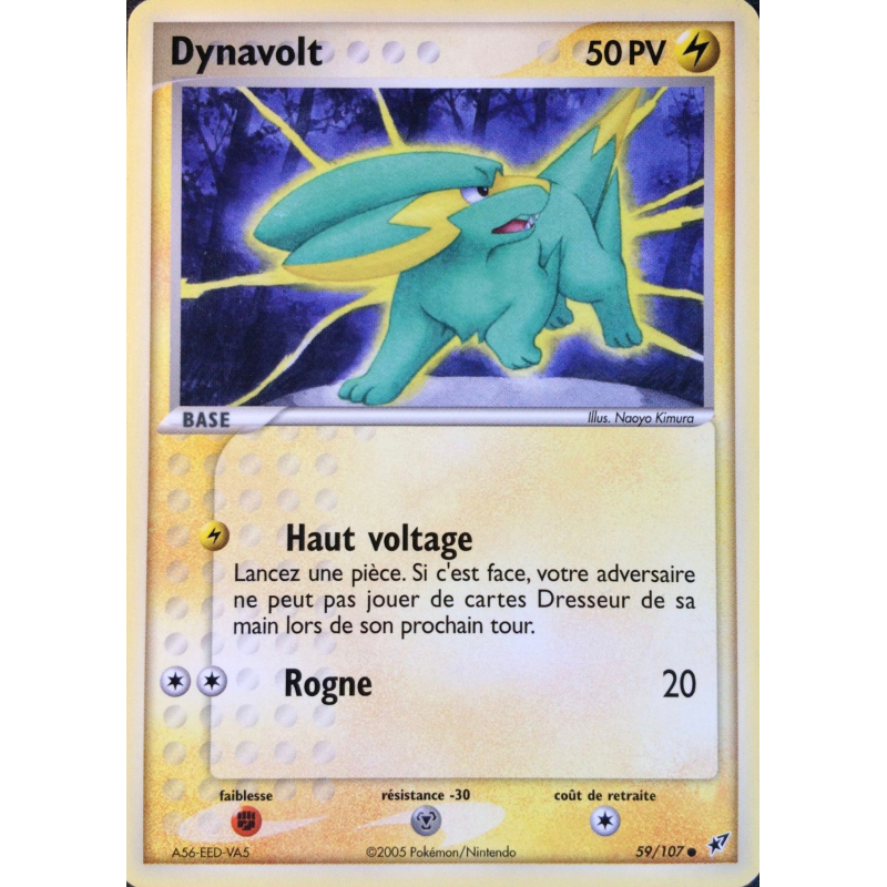 Carte Pokémon Dynavolt 59/107 Commune Deoxys