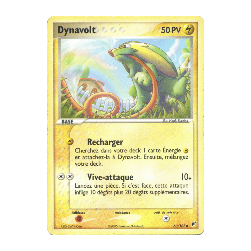 Carte Pokémon Dynavolt 60/107 Commune Deoxys