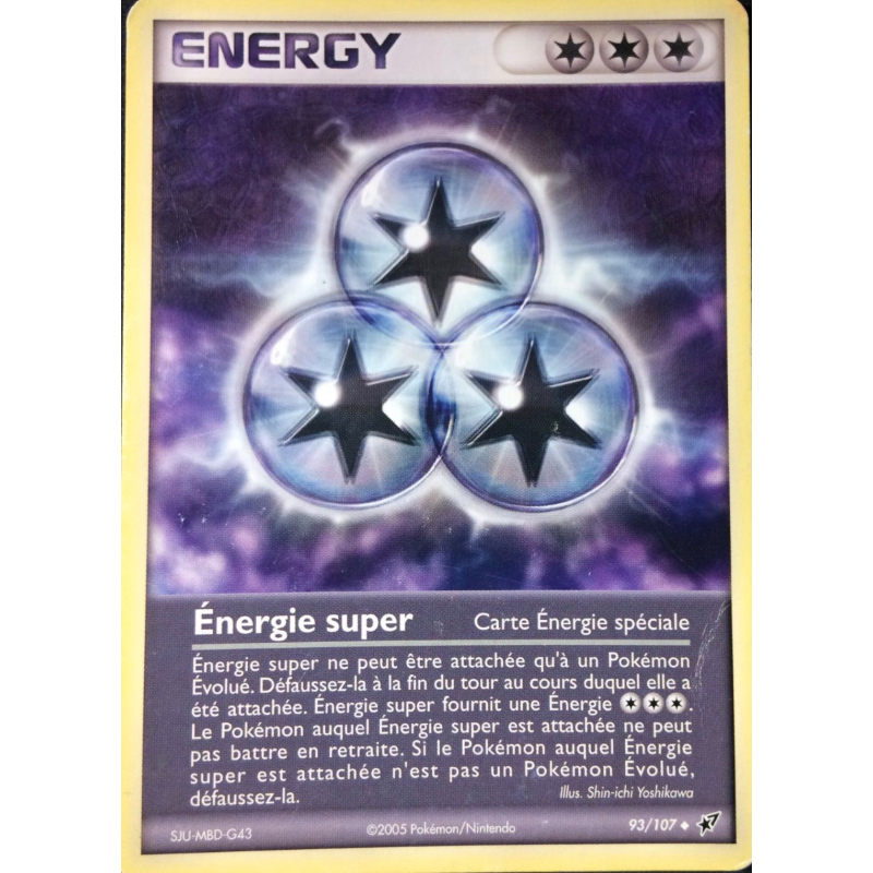 Carte Pokémon Énergie super 93/107 Peu commune Deoxys