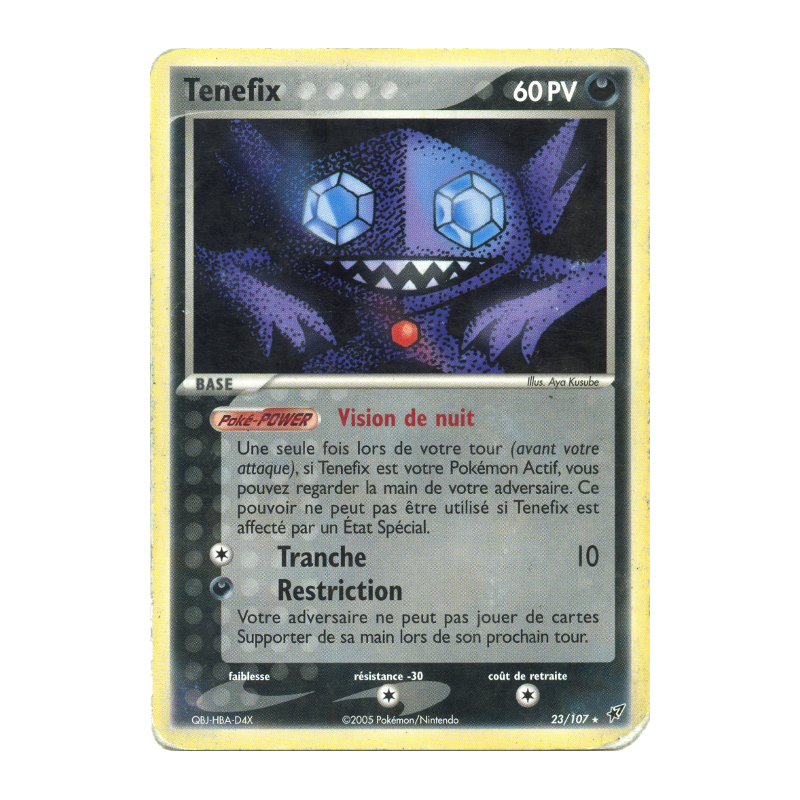 Carte Pokémon Tenefix 23/107 Rare Deoxys