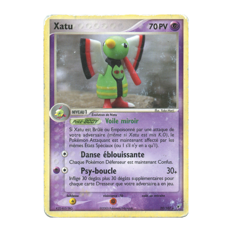 Carte Pokémon Xatu 29/107 Rare Deoxys