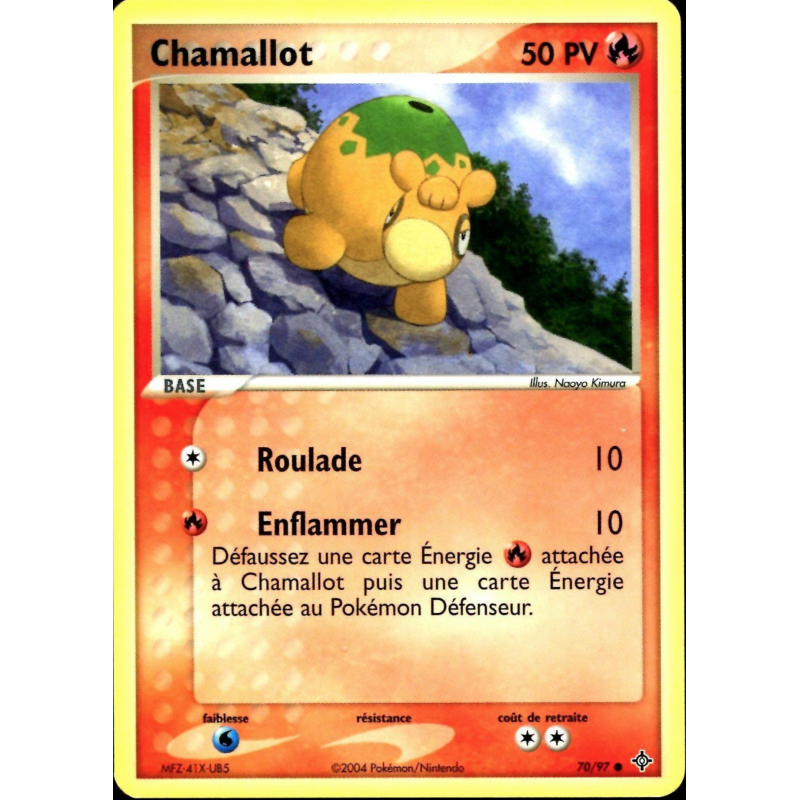 Carte Pokémon Chamallot 70/97 Commune Dragon