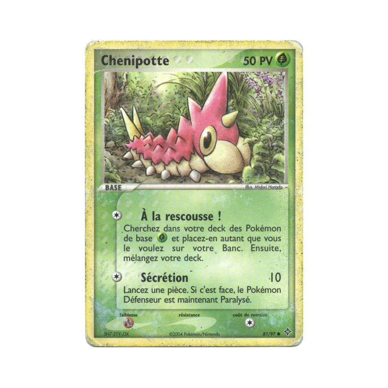 Carte Pokémon Chenipotte 81/97 Commune Dragon