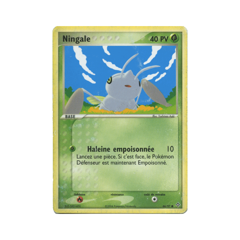 Carte Pokémon Ningale 66/97 Commune Dragon