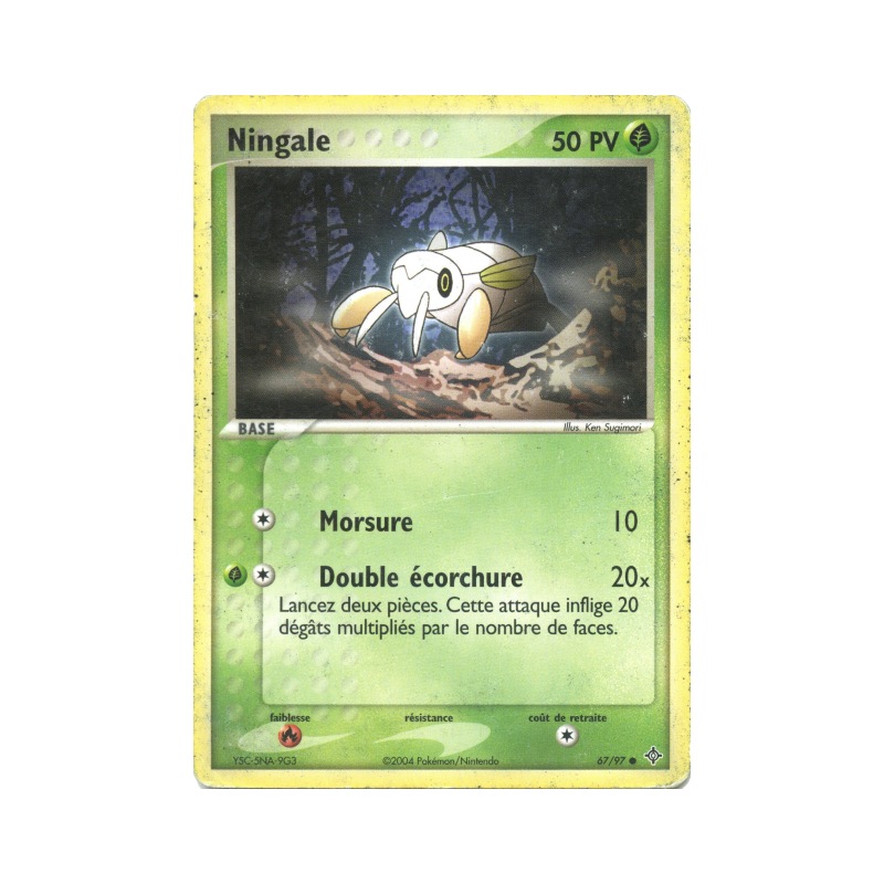 Carte Pokémon Ningale 67/97 Commune Dragon