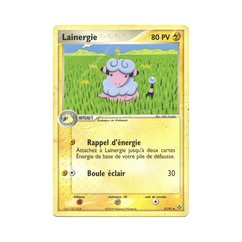 Carte Pokémon Lainergie 27/97 Peu commune Dragon