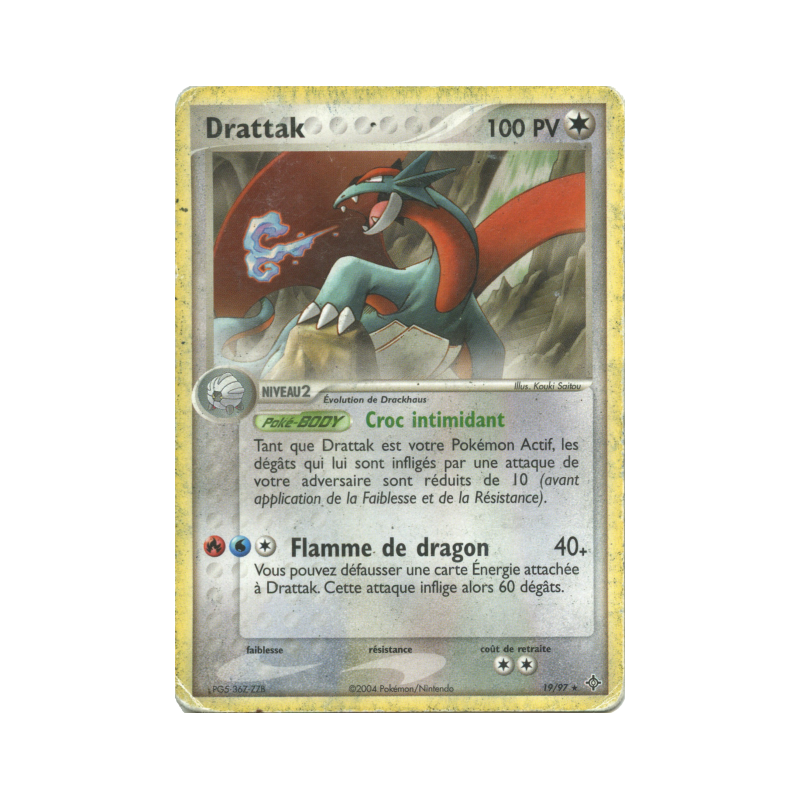 Carte Pokémon Drattak 19/97 Rare Dragon