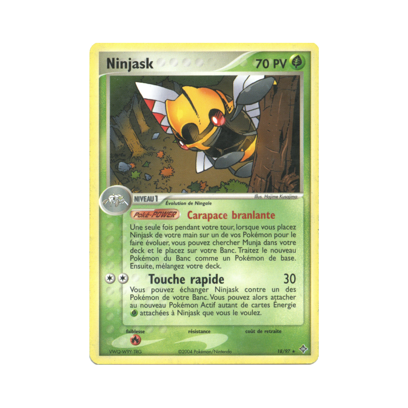 Carte Pokémon Ninjask 18/97 Rare Dragon
